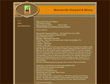 Tablet Screenshot of monroevillewinery.net